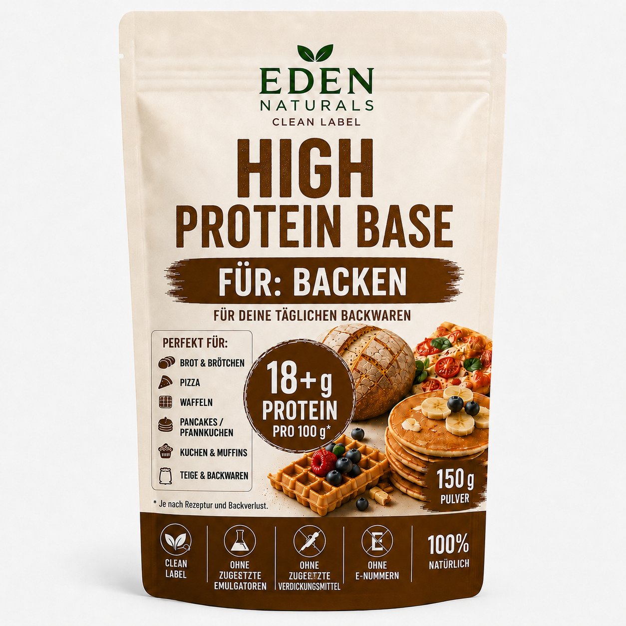 Eden Naturals High Protein Base · Backen